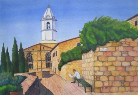 Cover painting: ''Chiesa, Via Dell-Amore'' by Leeann Lidz